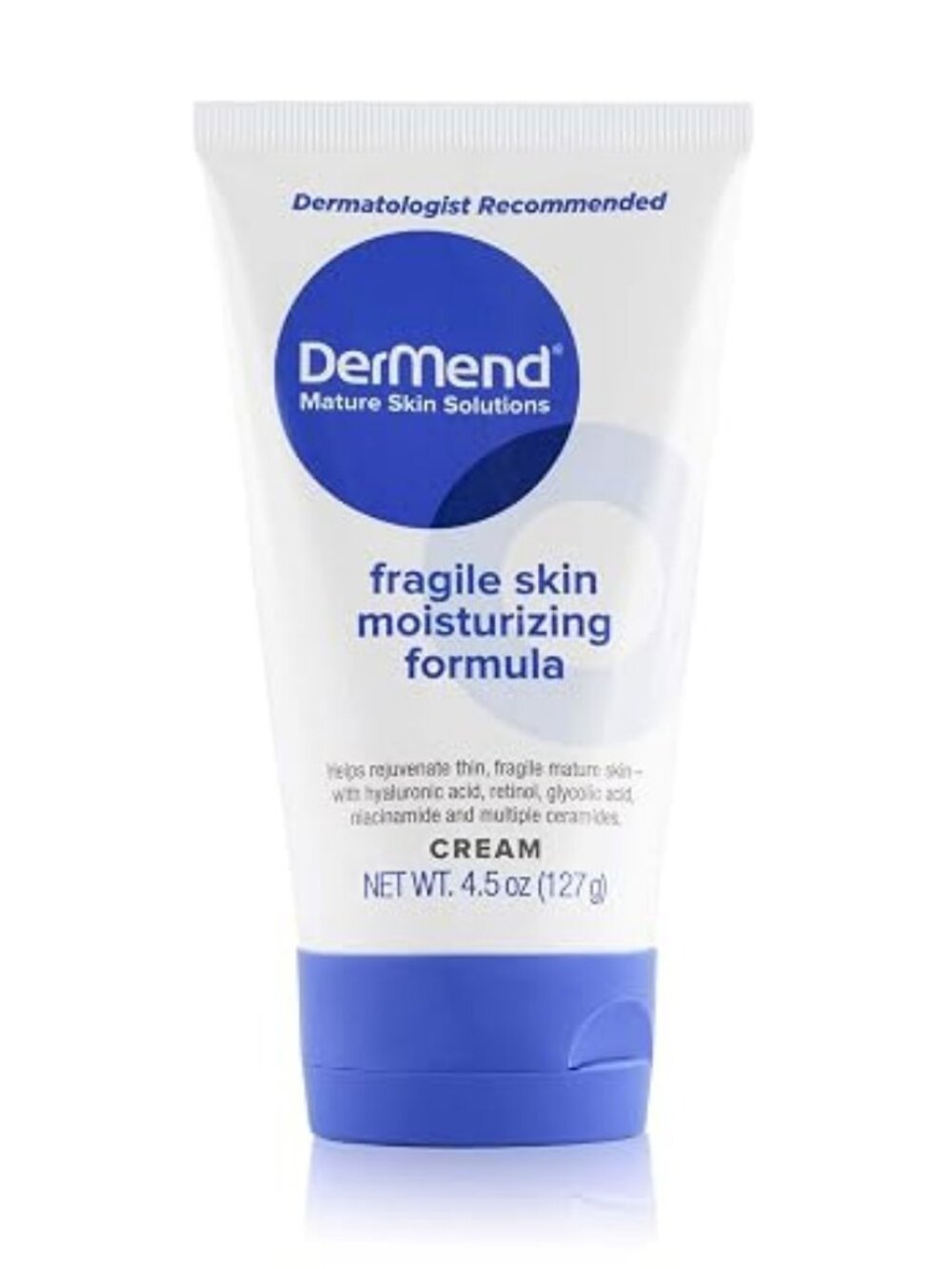 DerMend Fragile Skin Moisturizer 4.5 oz Anti Aging Mature Skin Firming Cream